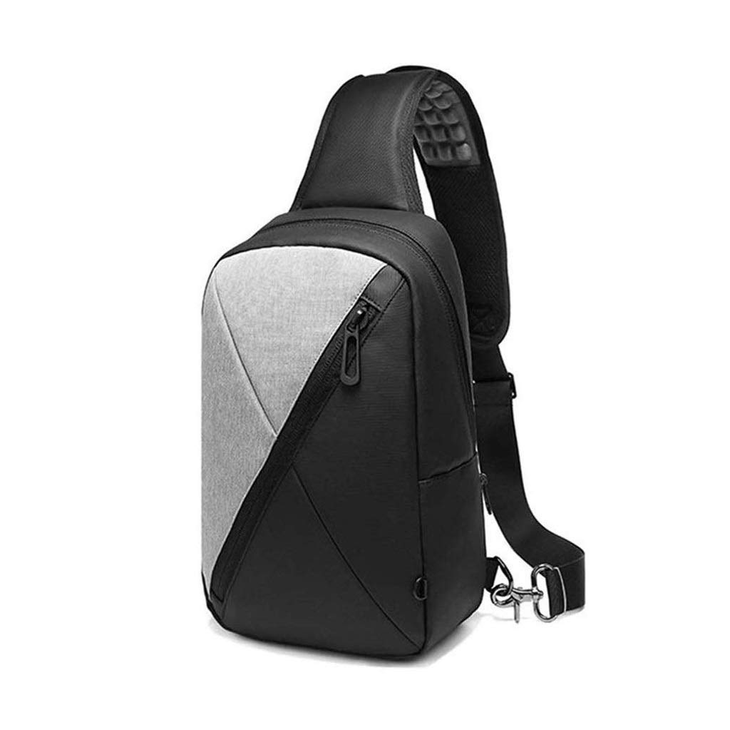 **Men's Chest Bag - Large Capacity Crossbody Sling Backpack for Travel, Hiking & Daily Use - Lightweight & Portable Shoulder Bag (Color: A)**