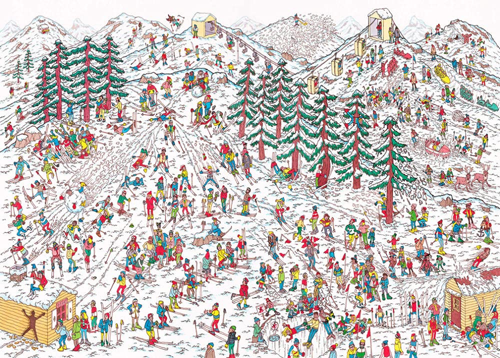 6000-Piece Adult Jigsaw Puzzle - Challenging Ski Scene Puzzle Toy, Educational Gift for Family & Friends - Perfect for Relaxation, Brain Training & Family Bonding