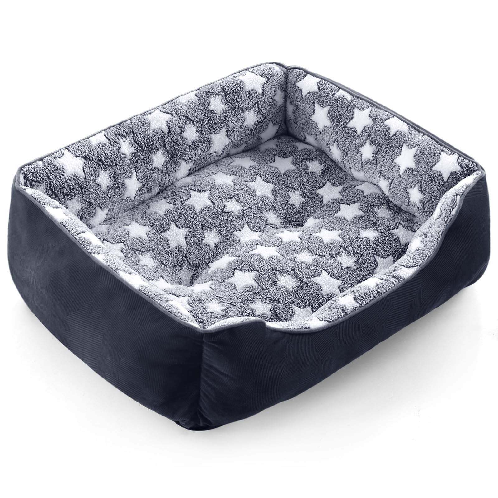 Orthopedic Dog Bed for Large Dogs - Washable Rectangle Pet Bed with Anti-Slip Bottom, Soft Calming Puppy Bed for Joint Support - Perfect for Living Room, Bedroom & Kennel (20