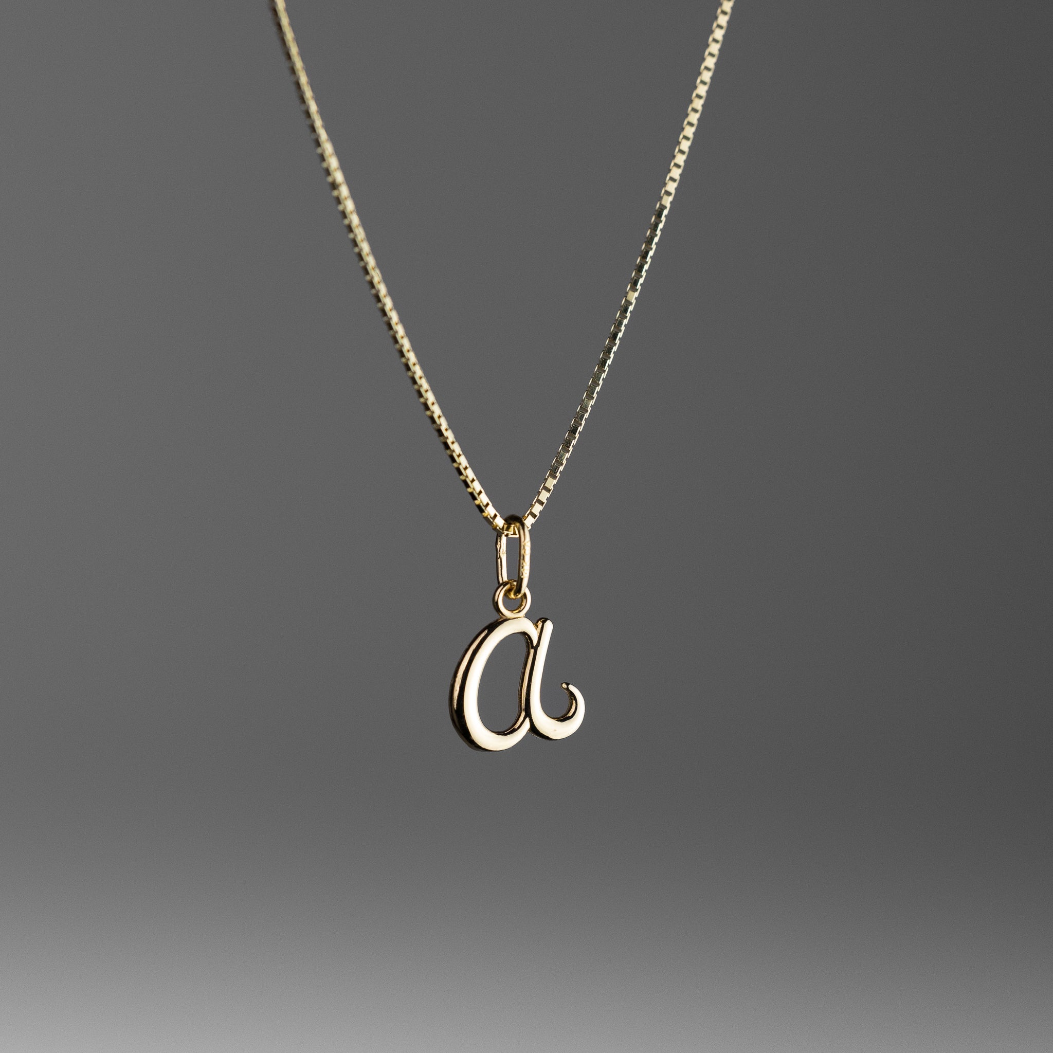 Gold Dainty Lowercase Letter A-Z Charm Necklace Set for Women - YC1060 | Elegant Layering Jewelry for Everyday Wear, Gift for Her, Birthday & Anniversary Present