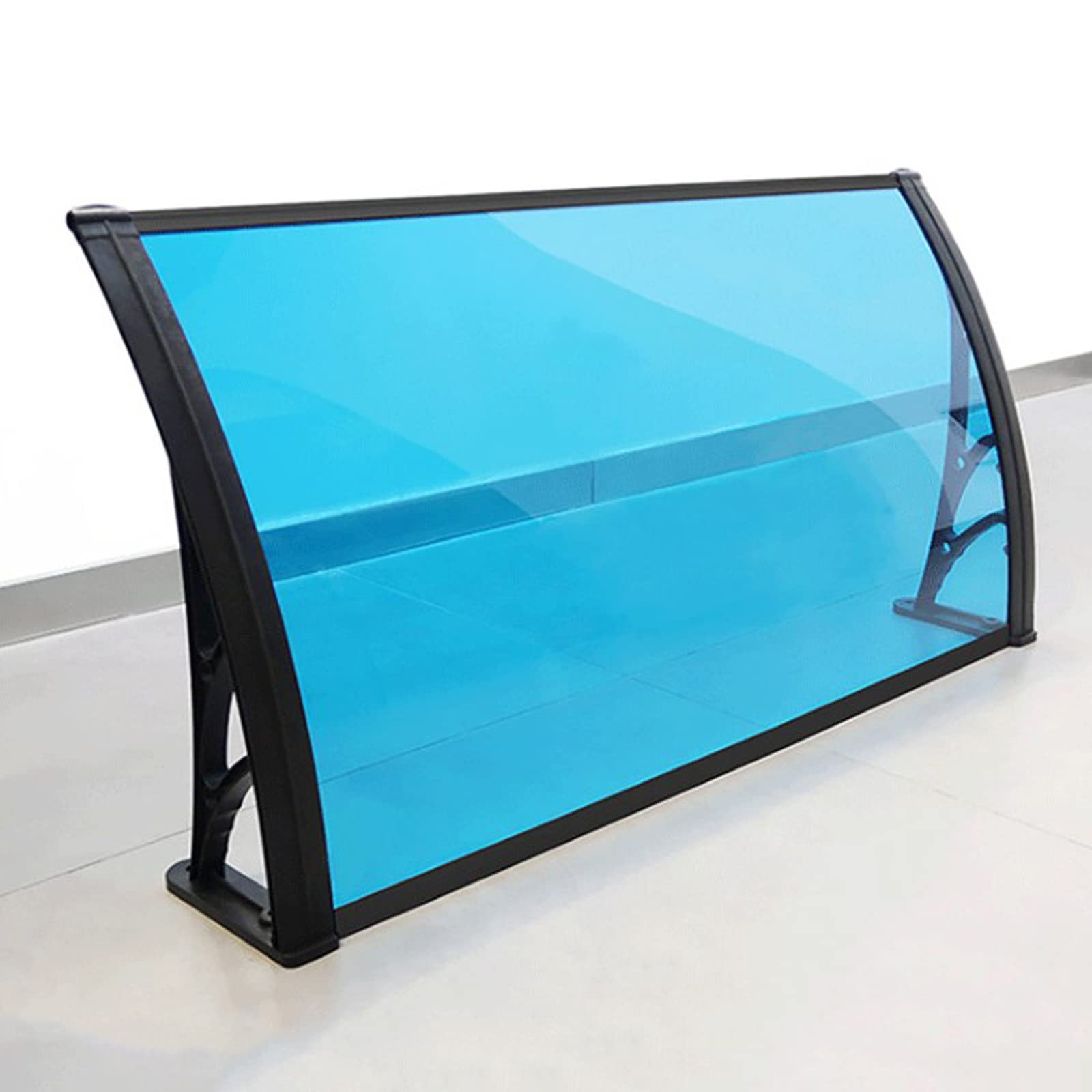 Premium Front Door Canopy & Window Awning - 39x39 Inch Polycarbonate Cover for UV, Rain & Snow Protection - Customizable Outdoor Patio Canopy for Home Entryway & Garden Shelter