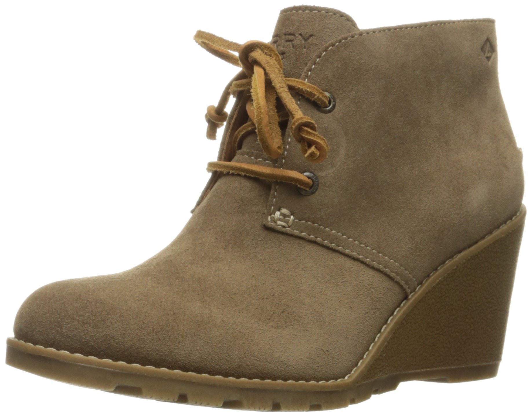 Sperry Top-Sider Women's Stella Prow Ankle Bootie - Waterproof Leather Boots for Women, Comfortable Slip-Resistant Shoes - Perfect for Hiking, Travel & Outdoor Adventures