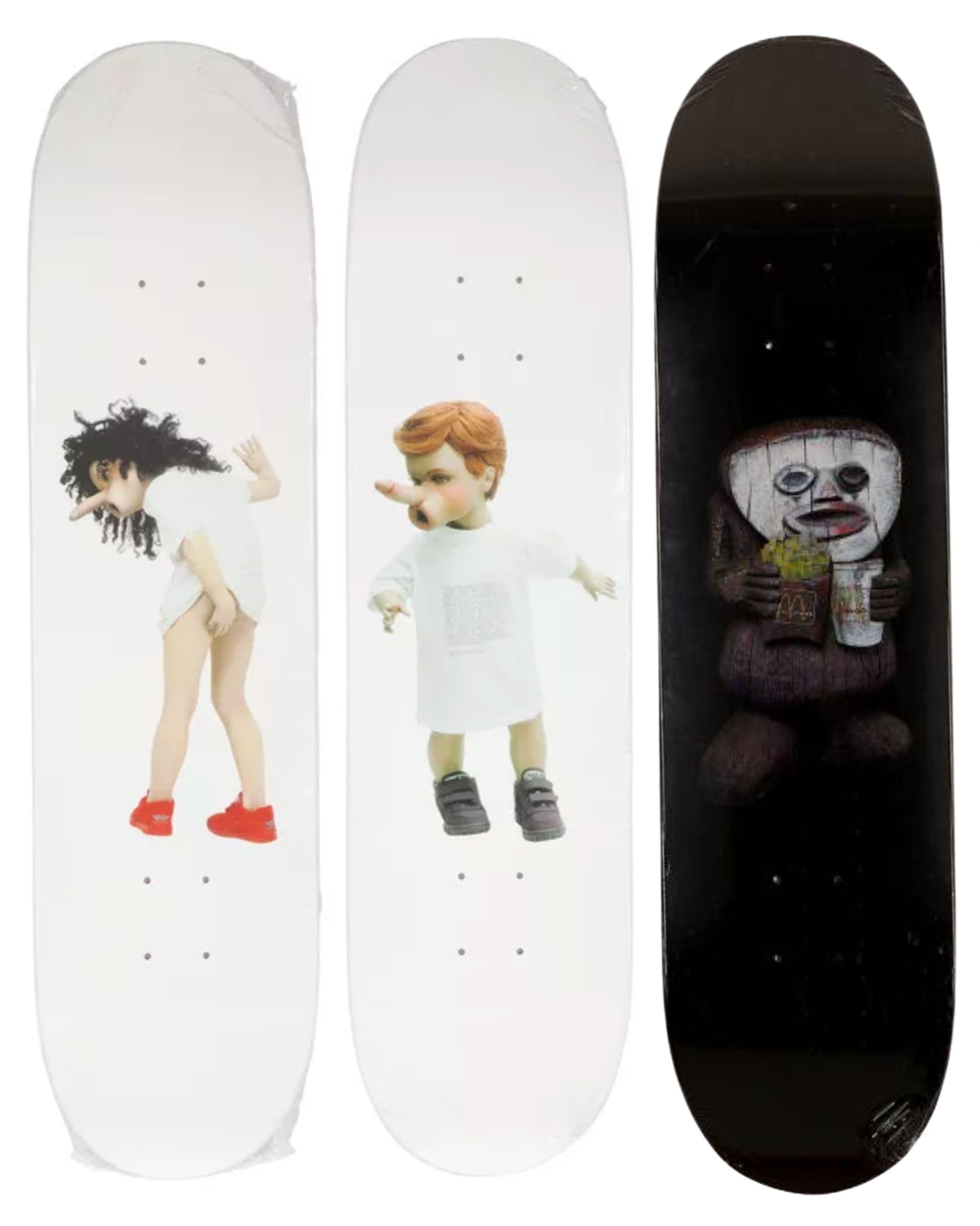 Chapman Brothers Fuck Face Skateboard Deck Set - Limited Edition 2012 Collectible Skateboard for Street & Park Riding