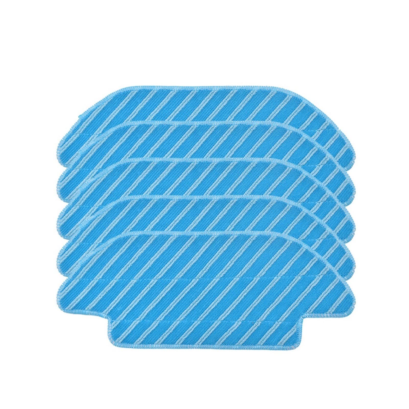 5/10 Pcs Fabric Mop Inserts for Conga 4090 Series Robot Vacuum Cleaner - Replacement Mop Pads Accessories Kit (5 Pack) - Compatible with Robot Vacuum Cleaners - Perfect for Hardwood Floors & Tile Cleaning