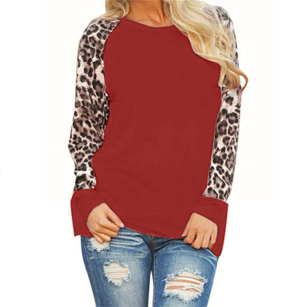 Women's Casual Leopard Print Cowl Neck Sweatshirt - Long Sleeve Raglan Pullover Jumper for Everyday Wear | Perfect for Work, Weekend Outfits & Fall Layering