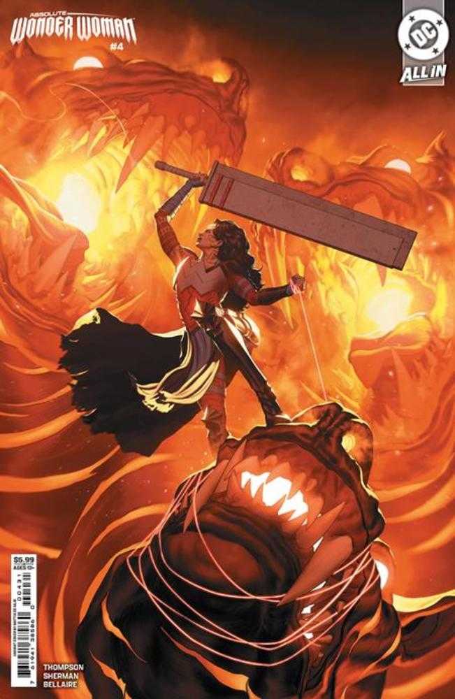 Absolute Wonder Woman #4 Cover C Mattia De Iulis Card Stock Variant - DC Comics Collectible for Superhero Fans, Perfect for Display & Gifts