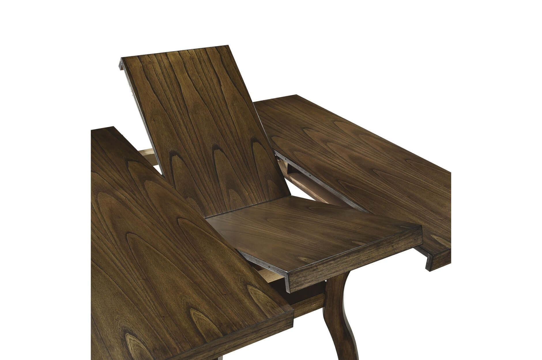 5-Piece Dining Set with Folding Butterfly Leaf & Under Table Shelf - Space-Saving Expandable Table for Small Kitchens, Apartments & Dining Rooms