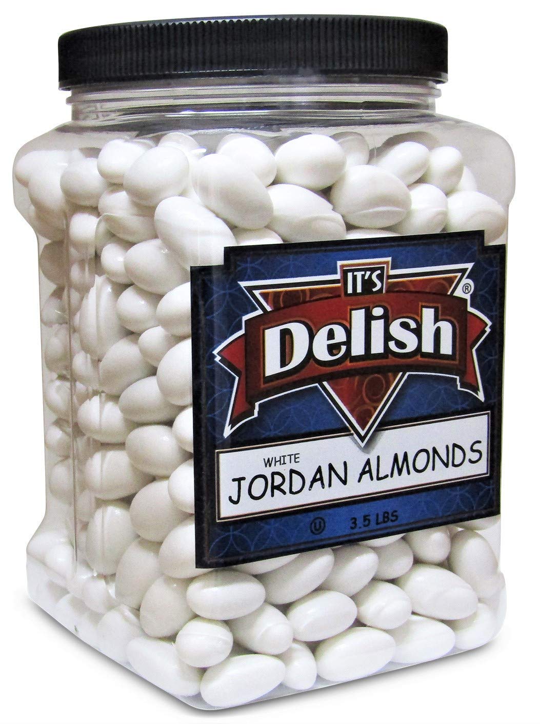 Premium White Jordan Almonds - 3.5 lbs Bulk Size for Weddings, Baby Showers & Party Favors - Perfect for Celebrations & Gift Baskets