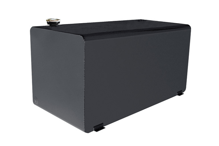 Dee Zee DZ91753XSB Black Steel Auxiliary Fuel Tank for GMC Sierra 2500HD/3500HD (1999-2022) - Heavy Duty Truck Accessory for Long Hauls & Off-Road Adventures