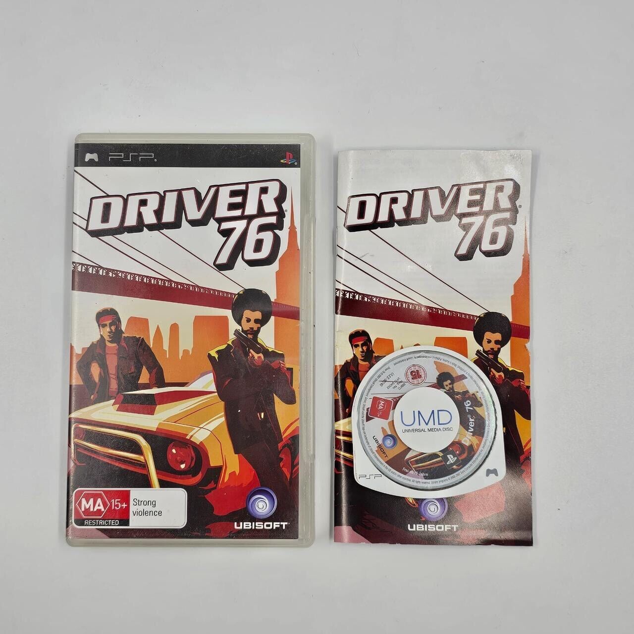 Driver 76 PSP Game for Playstation Portable - Complete with Original Manual | Action Racing Adventure for Road Trip & Commute Gaming
