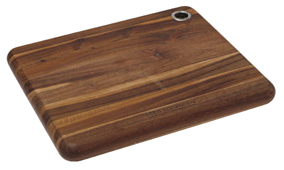 Premium Acacia Wood Cutting Board 27x22cm - Durable Kitchen Chopping Block for Meat, Vegetables & Fruits - Perfect for Home Cooking & Serving