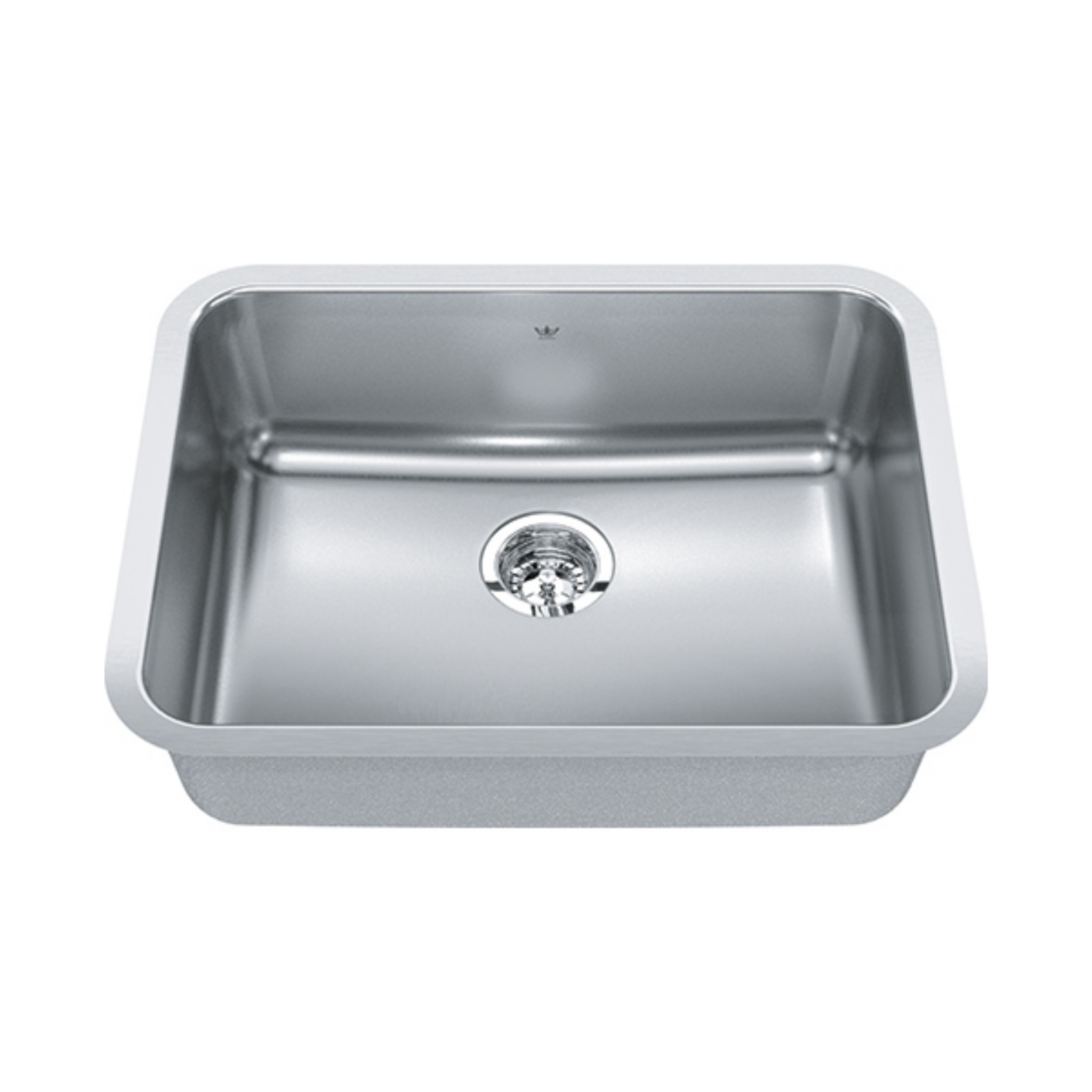 Kindred Steel Queen 25 Undermount Single Bowl Stainless Steel Kitchen Sink QSUA1925 8N - Perfect for Modern Farmhouse & Contemporary Kitchen Remodels