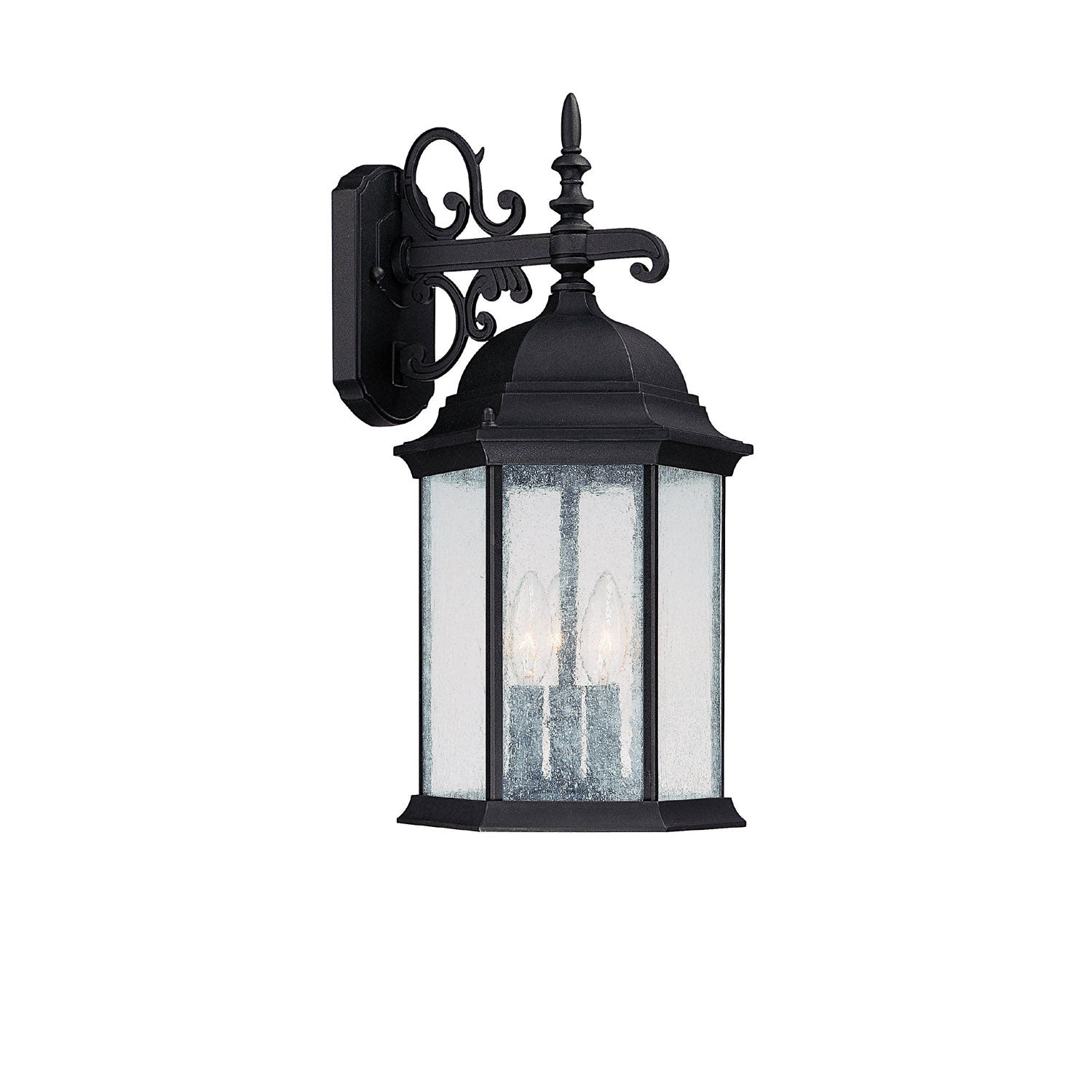 Capital Lighting Three Light Outdoor Wall Lantern - Weatherproof Exterior Sconce for Porch, Patio & Garden Lighting | Durable Metal Design