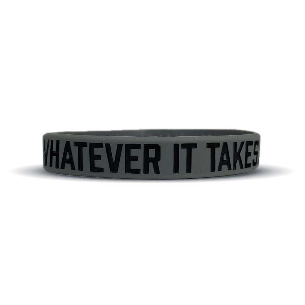 Whatever It Takes Motivational Wristband - Inspirational Silicone Bracelet for Men & Women - Gym, Workout, Sports, Daily Encouragement