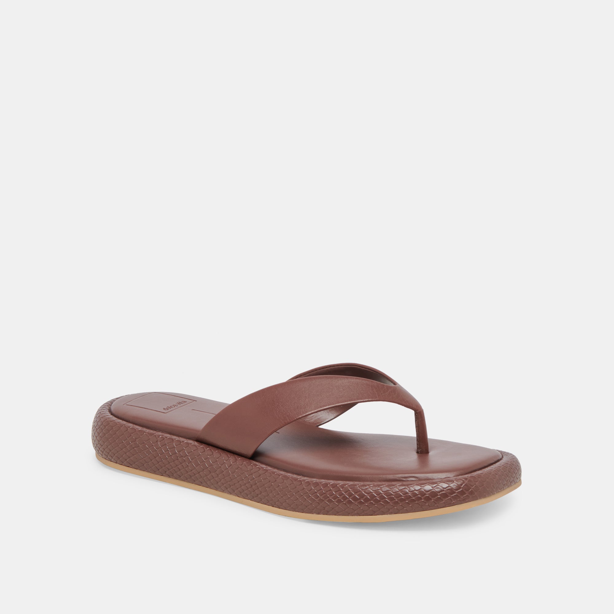 ADIN Leather Sandals for Women - Comfortable Walnut Brown Leather Straps - Perfect for Beach, Vacation & Summer Outfits