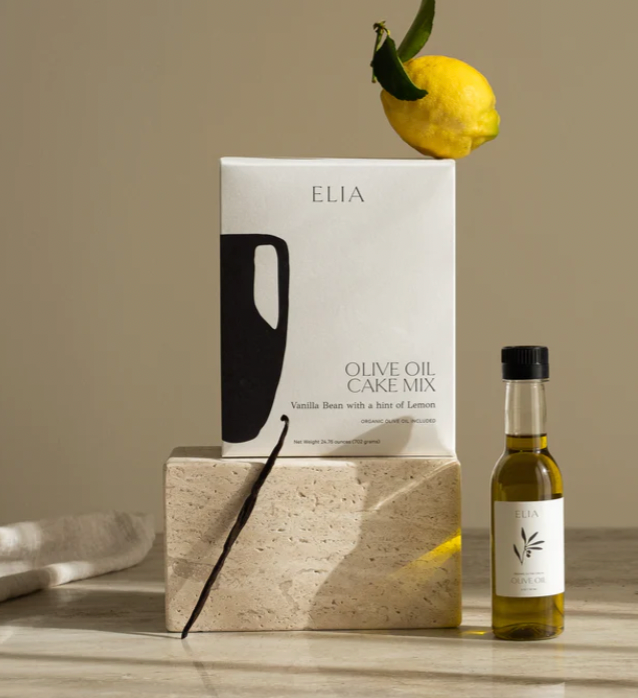 Premium ELIA Olive Oil Cake Mix - Gluten-Free, Non-GMO, Easy Bake Mix for Delicious Homemade Cakes | Perfect for Birthday Parties, Afternoon Tea & Holiday Baking