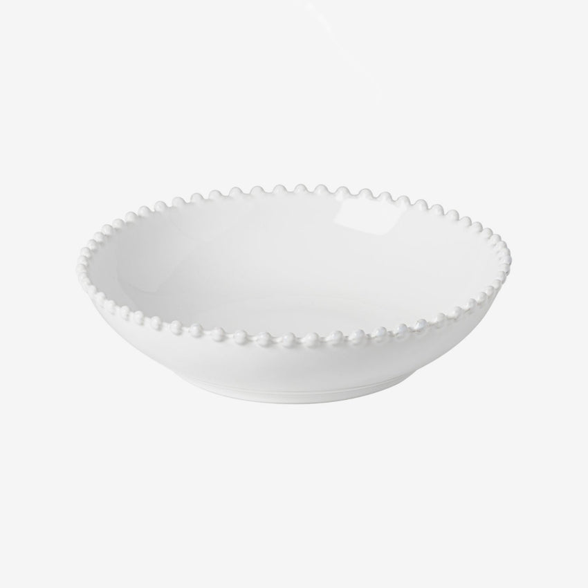 Costa Nova Pearl White Pasta Bowl - Elegant Serving Bowl for Pasta, Salad & Desserts - Perfect for Dinner Parties & Family Meals