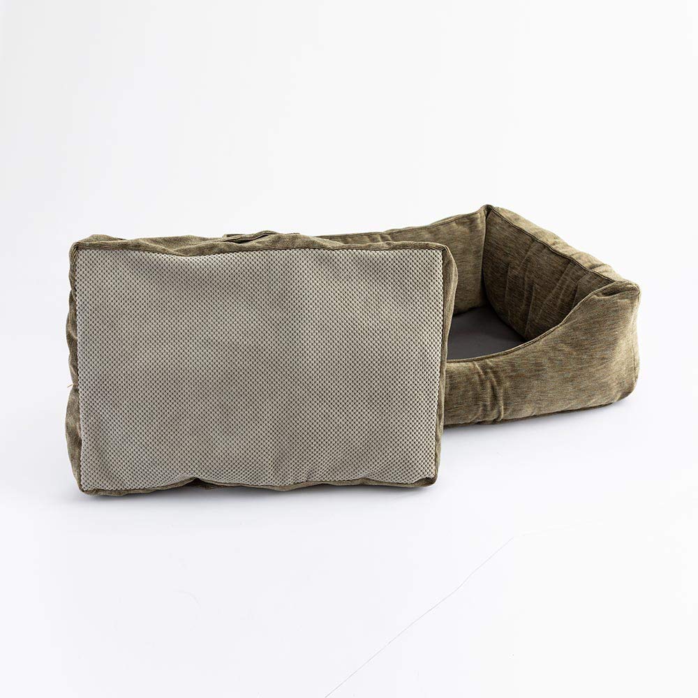 Snoozer Home & Go 2-in-1 Luxury Portable Dog Bed for Small Medium Large Dogs - Waterproof Travel Dog Bed for Car, Camping & Indoor Use