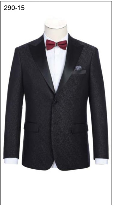 Alessandro Vitello by Renoir New Slim Fit Tuxedo Jacket 290 15 | Premium Men's Formal Wear for Weddings, Galas & Special Occasions