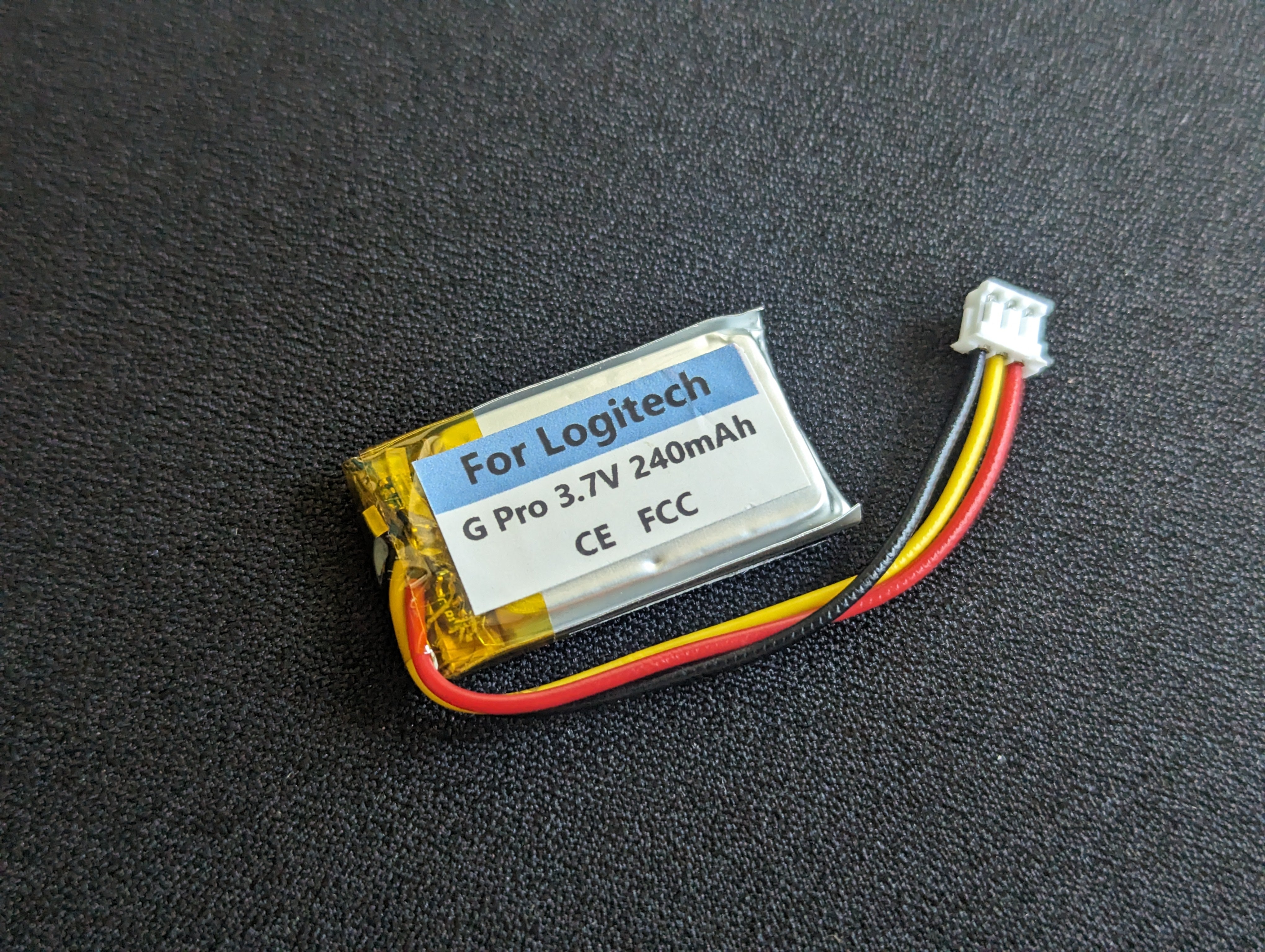Replacement Battery for Logitech Mice - 240mAh 3.7V Li-ion Rechargeable Battery - Compatible with MX Master, M720, M705 & More - Perfect for Gaming, Office Work & Wireless Mouse Power