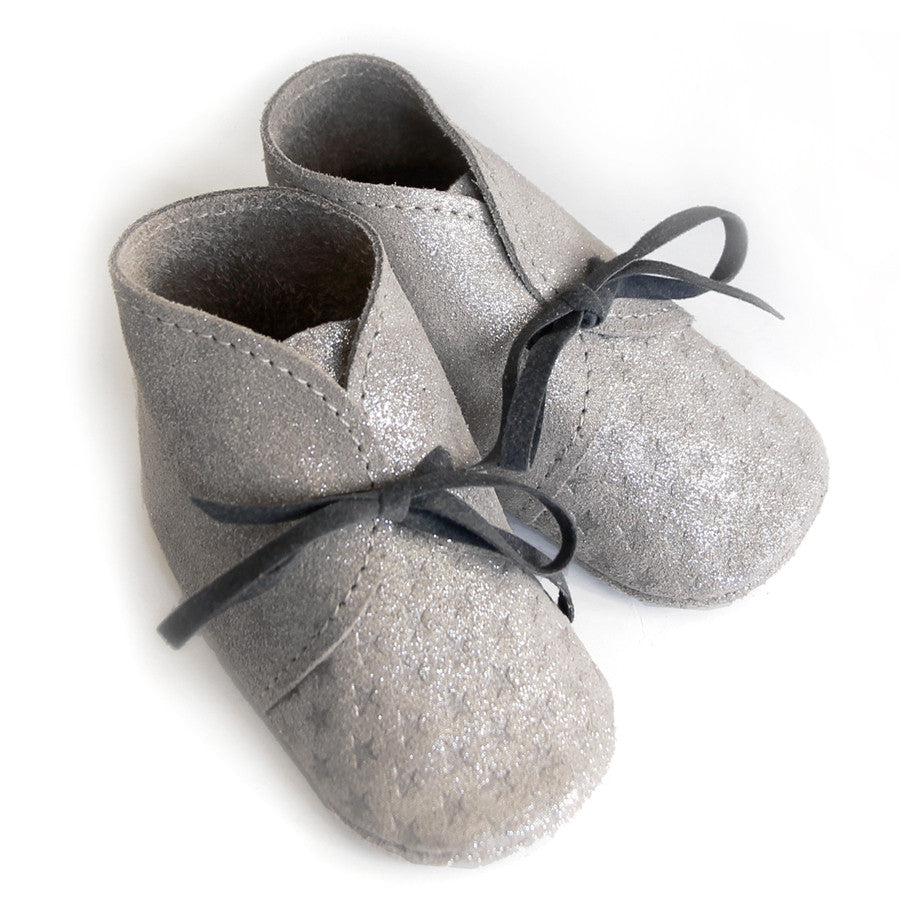 Barnabe Infant Leather Booties - Soft & Comfortable Baby Shoes for Newborns & Toddlers - Perfect for First Steps, Outfits & Special Occasions