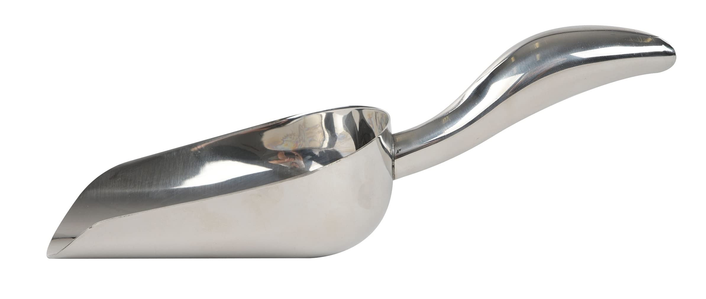 LEMONSODA Stainless Steel Utility Ice Scoop - Rustproof Metal Ice Cream Scooper for Bar, Kitchen, Coffee, Flour & Food Storage | 11.4 Inch | Perfect for Bartending, Baking & Pantry Organization