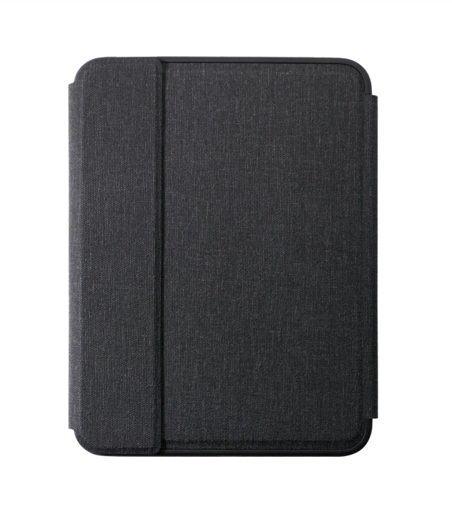 QDOS MUSE iPad Mini Case - Slim Protective Cover with Carbon Fiber Design in Gray - Perfect for Travel, Work, and Everyday Use