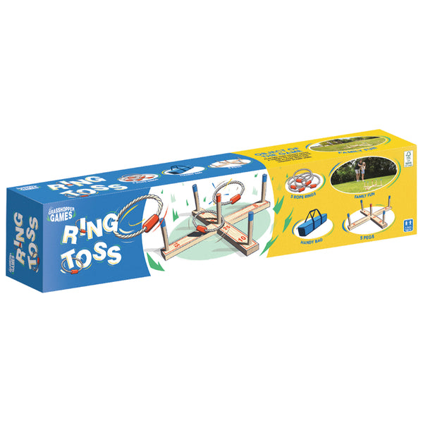 Premium Ring Toss Game Set - Outdoor Lawn & Backyard Party Toss Game for Kids & Adults - Perfect for Picnics, BBQs, and Family Gatherings