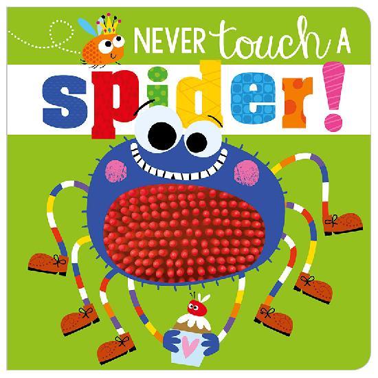 Never Touch a Spider Board Book - Interactive Sensory Book for Toddlers - Perfect for Early Learning & Storytime