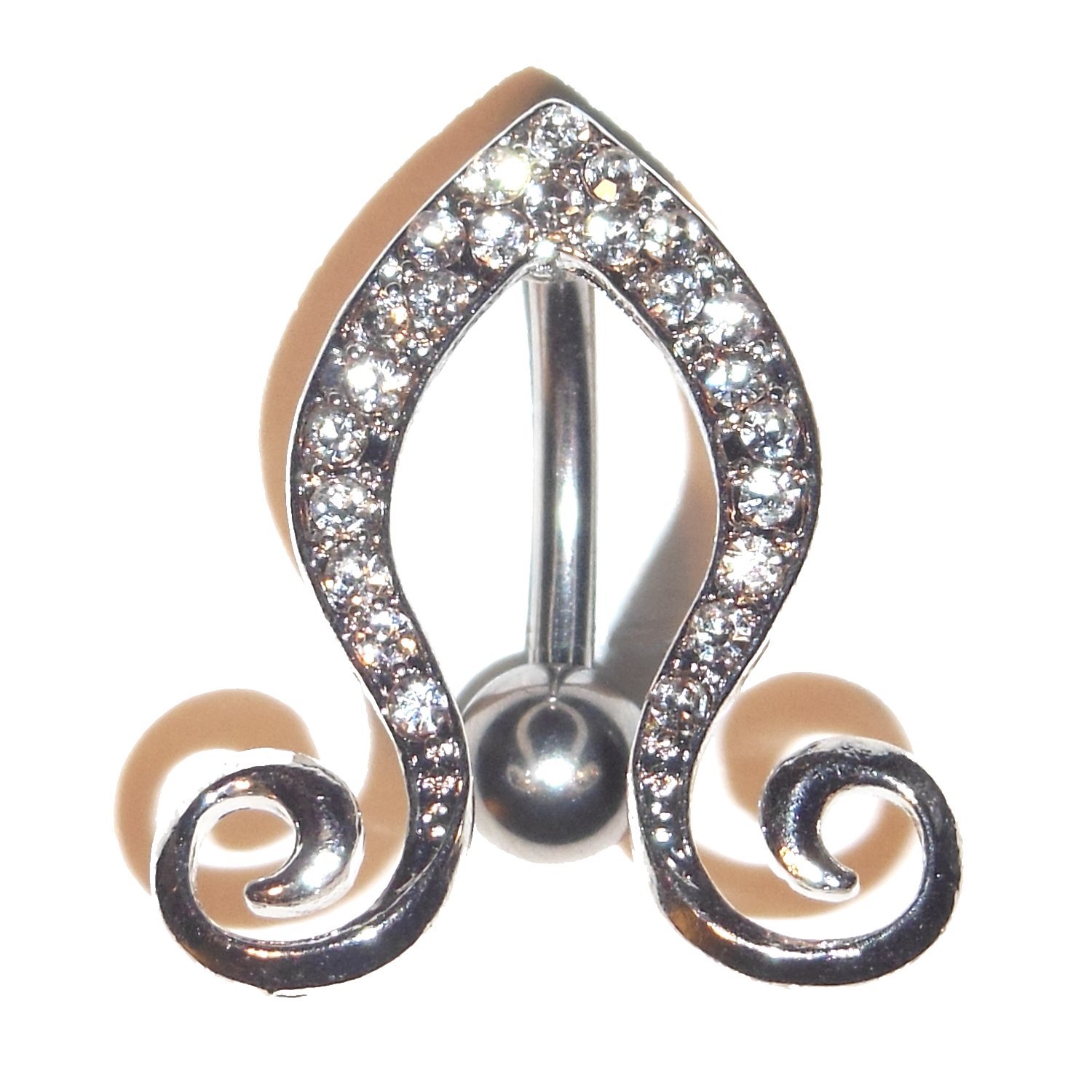 Vines Belly Ring - 14G 3/8