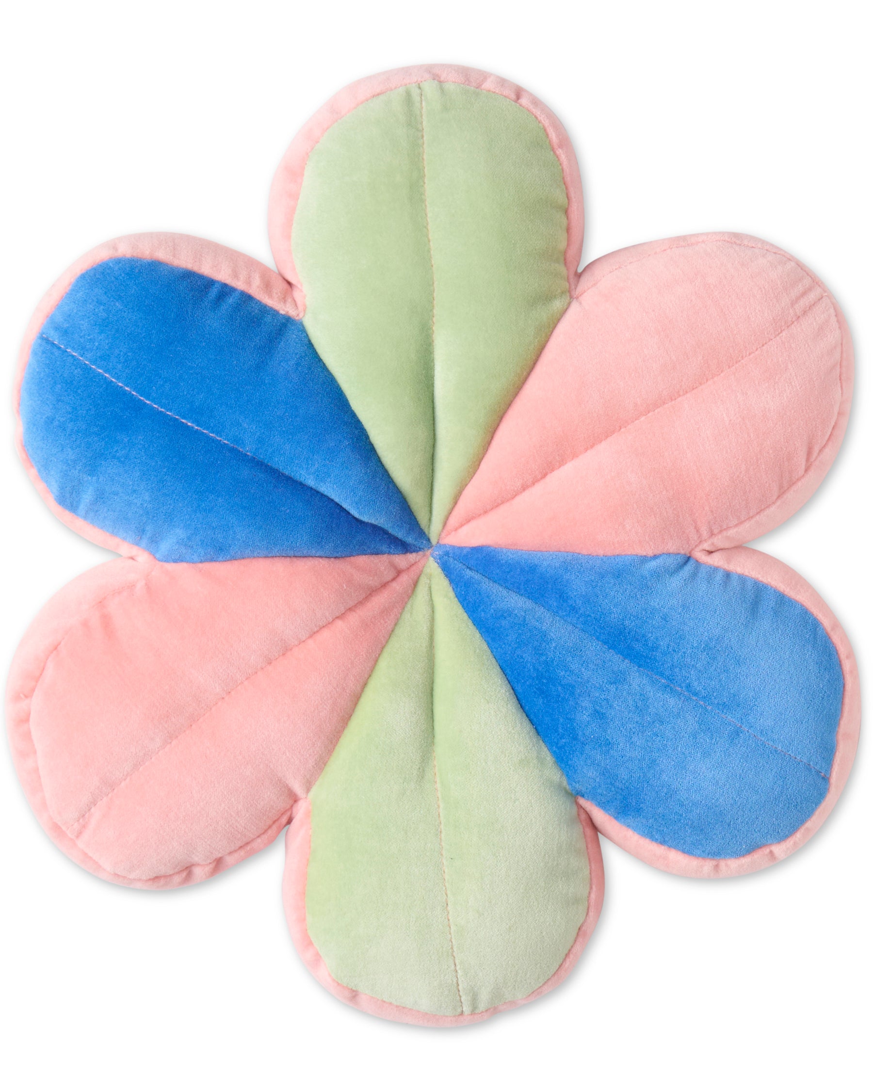 Luxury Velvet Petal Cushion - Soft Decorative Throw Pillow for Sofa, Bed & Nursery - Elegant Home Decor Accent for Living Room, Bedroom or Nursery