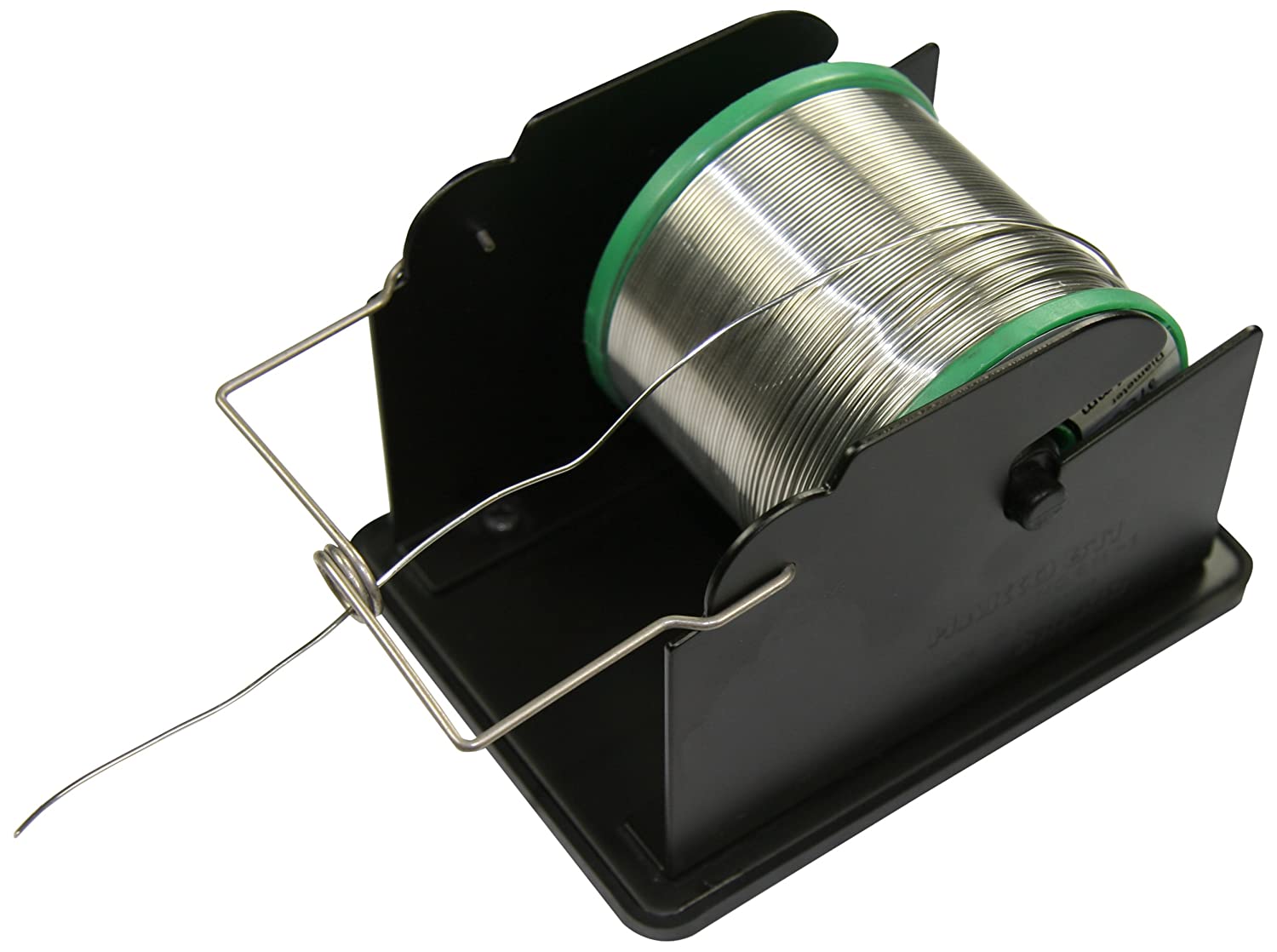 Hakko 611-1 Black Solder Reel Stand - Premium Soldering Wire Holder for Electronics Repair, DIY Projects & Hobbyists - Perfect for Workbenches, Labs & Home Workshops