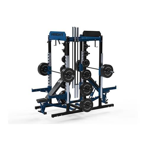 Wright Equipment P200 Plus Series Double Half Rack - Heavy Duty Power Rack for Home Gym & CrossFit Training | Perfect for Squats, Bench Press & Weightlifting Workouts