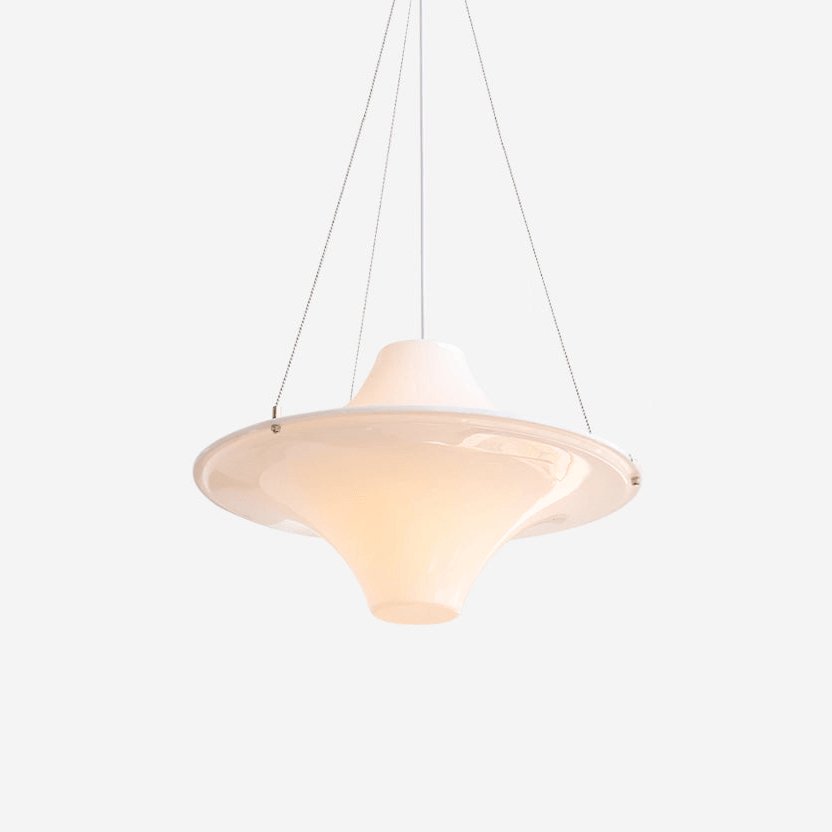 Lokki Modern Scandinavian Pendant Lamp - Minimalist Nordic Ceiling Light for Living Room, Bedroom, and Dining Room Decor