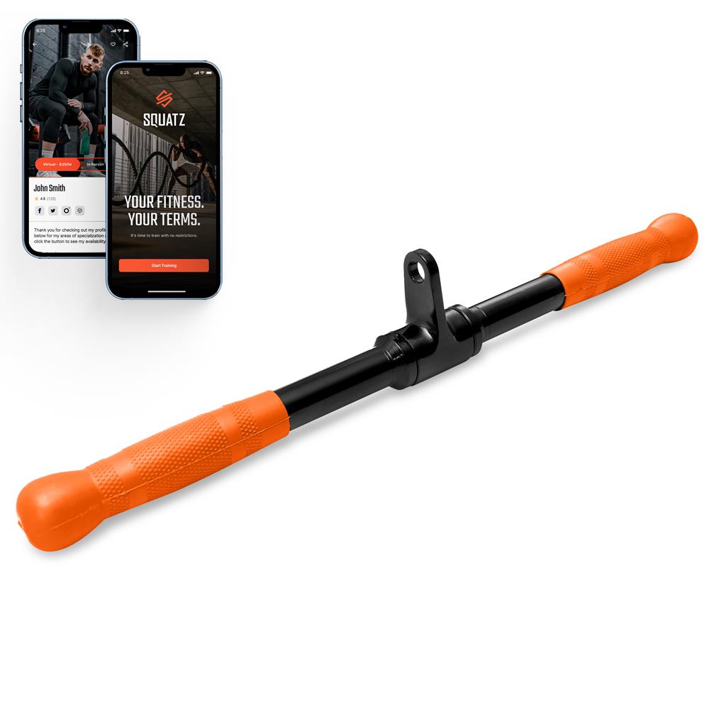 Lat Pulldown Bar - Heavy Duty Gym Cable Attachment for Back Workouts - Perfect for Lat Pulldown, Rows & Strength Training at Home or Gym
