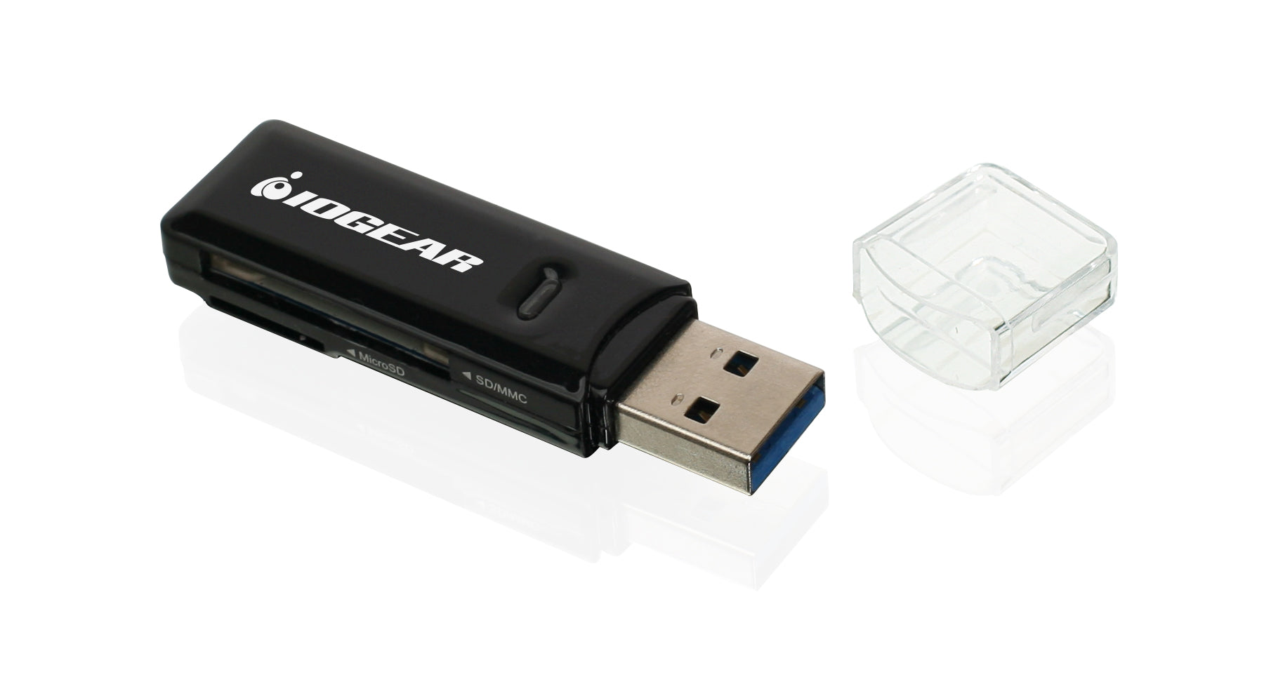 Fast USB 3.0 SD/MicroSD Card Reader with Compact Design - High-Speed Data Transfer for Photos, Videos & Files - Perfect for Laptops, Cameras & Smartphones