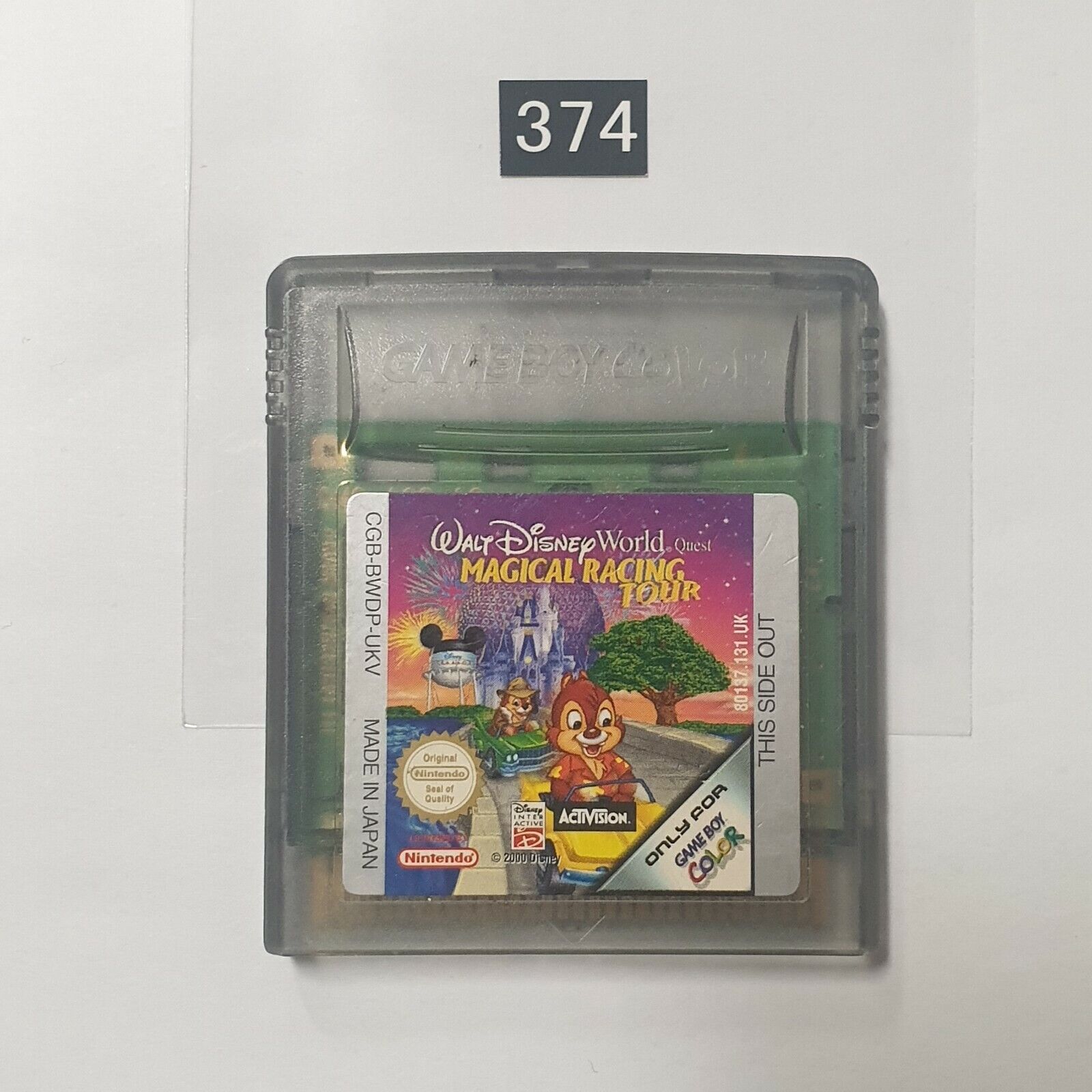 Disney's World Quest Magical Racing Tour Game - Nintendo Gameboy Color (GBC) Retro Video Game - Fun Adventure Racing for Kids & Adults - Perfect for Travel, Gifts & Nostalgic Gaming