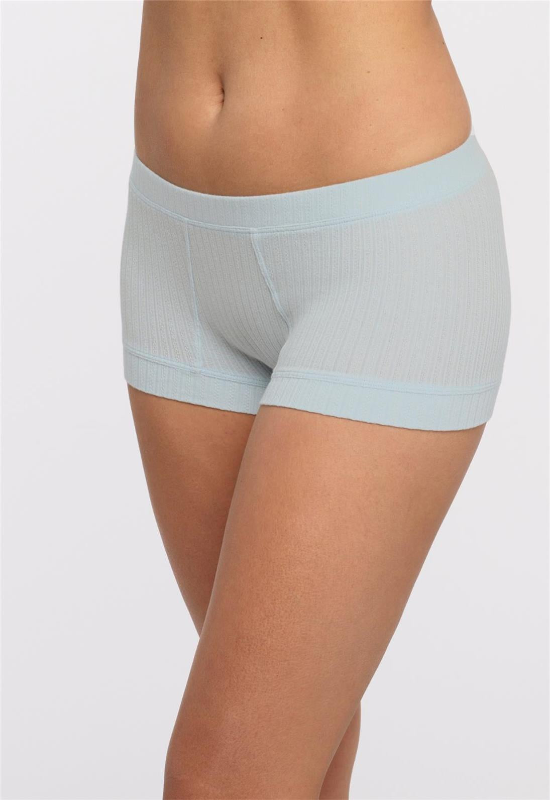 Lagoon Pointelle Boxer Shorts for Men - Soft Breathable Cotton Underwear for Comfort & Style - Perfect for Sleep, Lounge & Everyday Wear