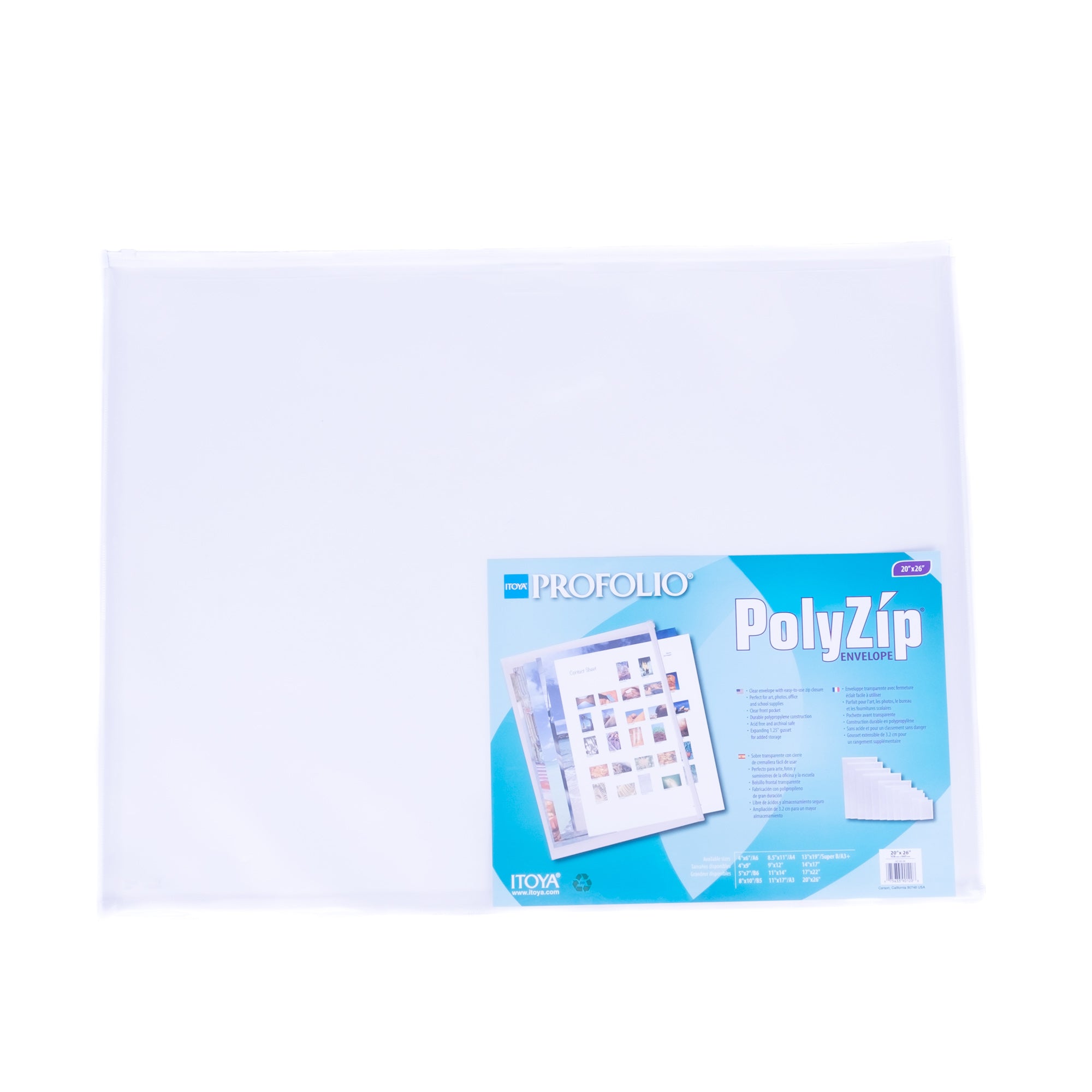 Art Portfolio PolyZip™ Envelope 20 x 26 Inch - Waterproof & Durable Artist Storage Case for Drawings, Paintings & Sketches - Perfect for Art Students, Professionals & Travel
