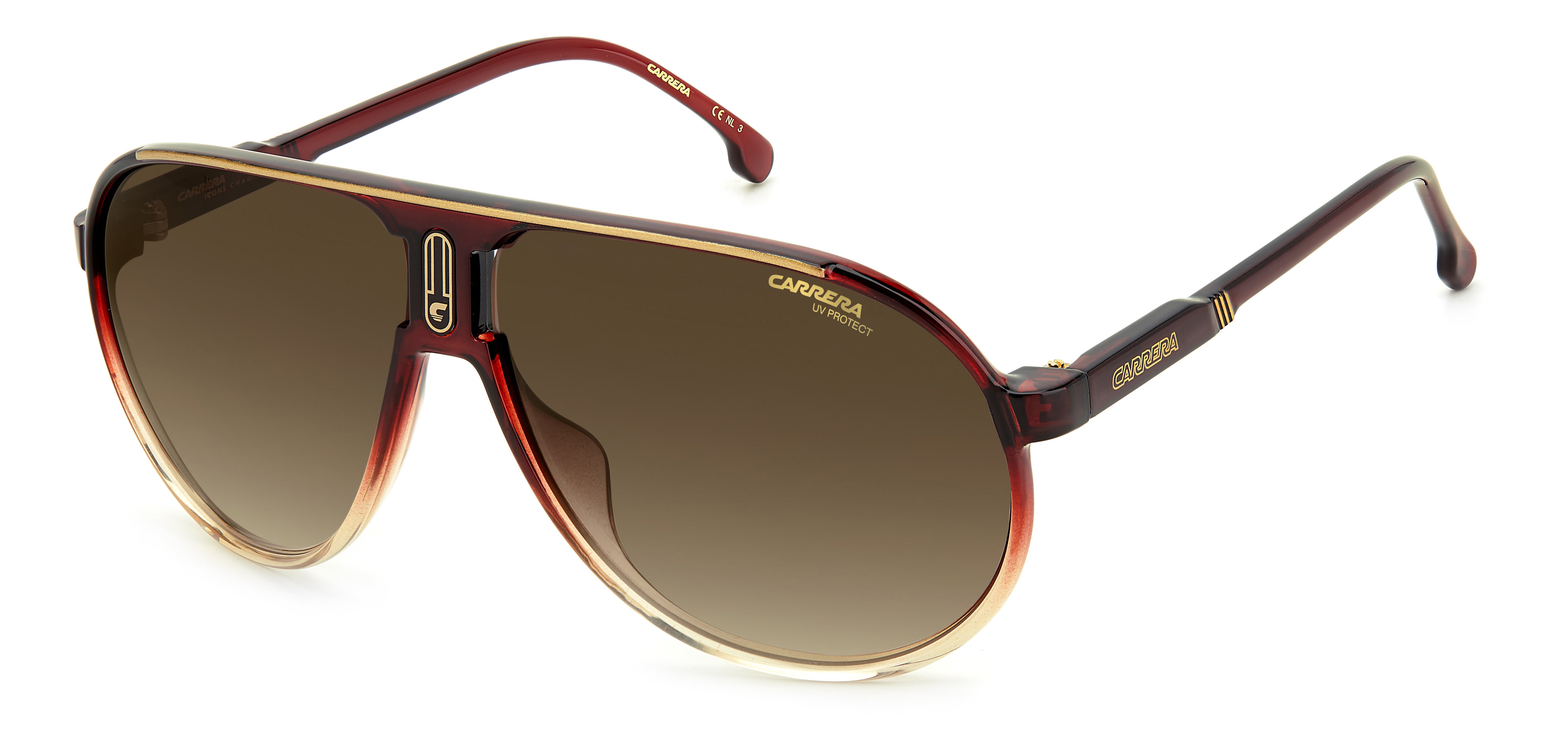 CARRERA CHAMPION65/N 7W5 6212 Polarized Sunglasses for Men & Women - UV Protection, Lightweight & Stylish - Perfect for Driving, Running, and Outdoor Sports