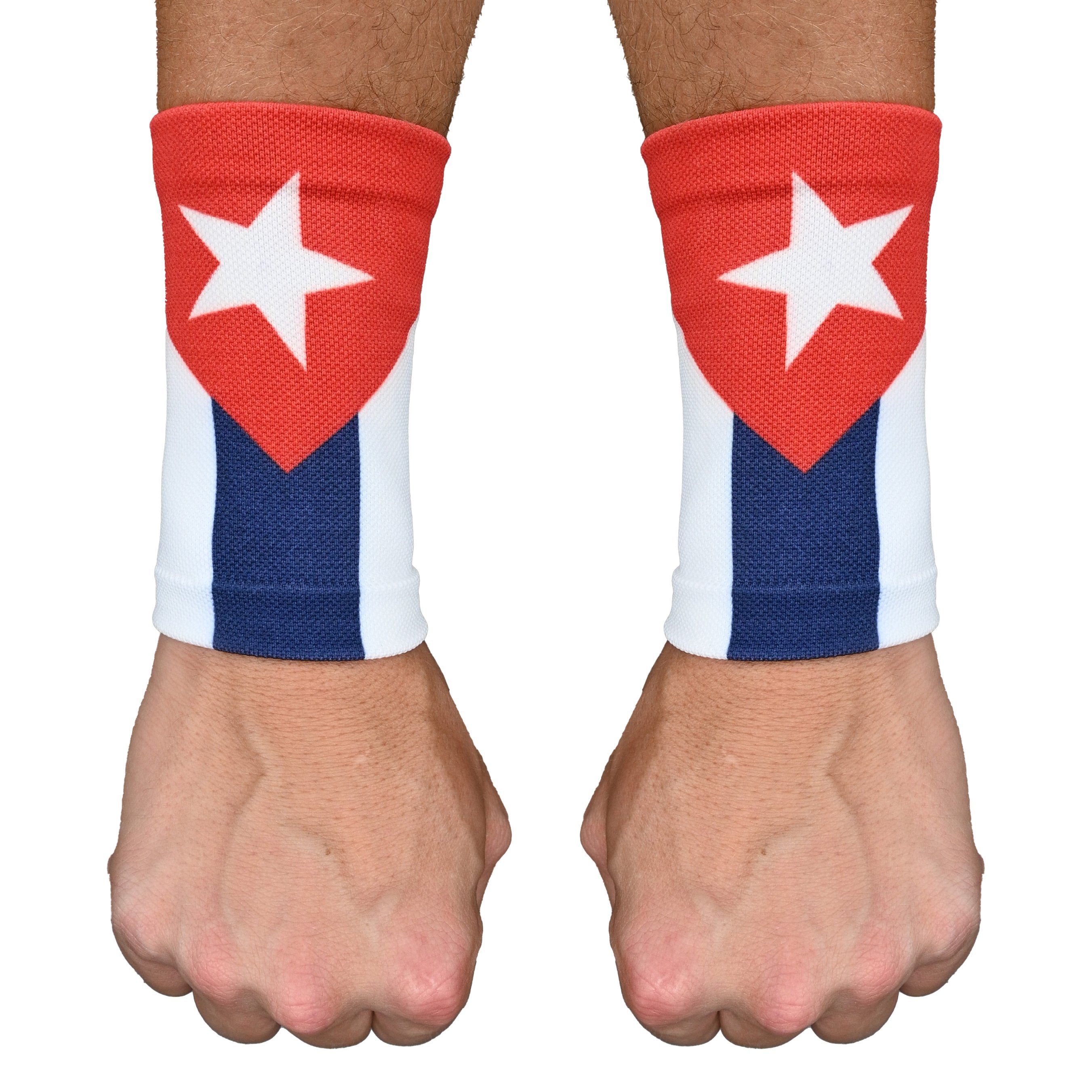 Cuba Flag Wrist Support Sleeves - Compression Brace for Carpal Tunnel & Arthritis Relief - Perfect for Gym, Work & Sports Activities