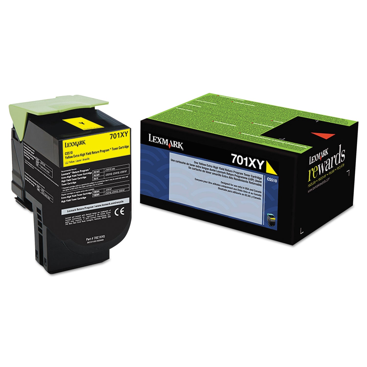 High-Yield 70C1XY0 Yellow Toner Cartridge - 4000 Page Capacity | Compatible with [Printer Models] | Ideal for Office & Home Printing