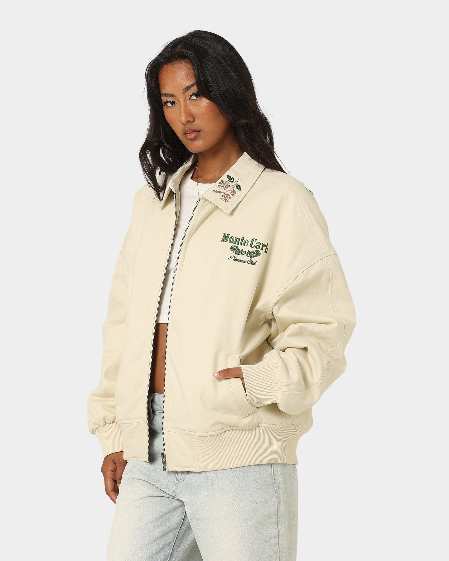 404 Monte Carlo Jacket Stone - Stylish Waterproof Windbreaker for Outdoor Adventures & Urban Fashion