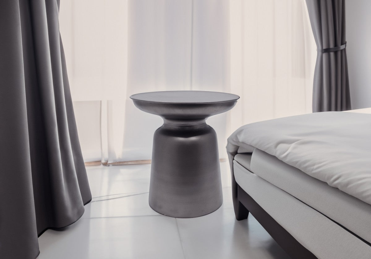Modern Black Accent Table - Stylish Side Table for Living Room, Bedroom & Office - Perfect for Home Decor & Small Spaces