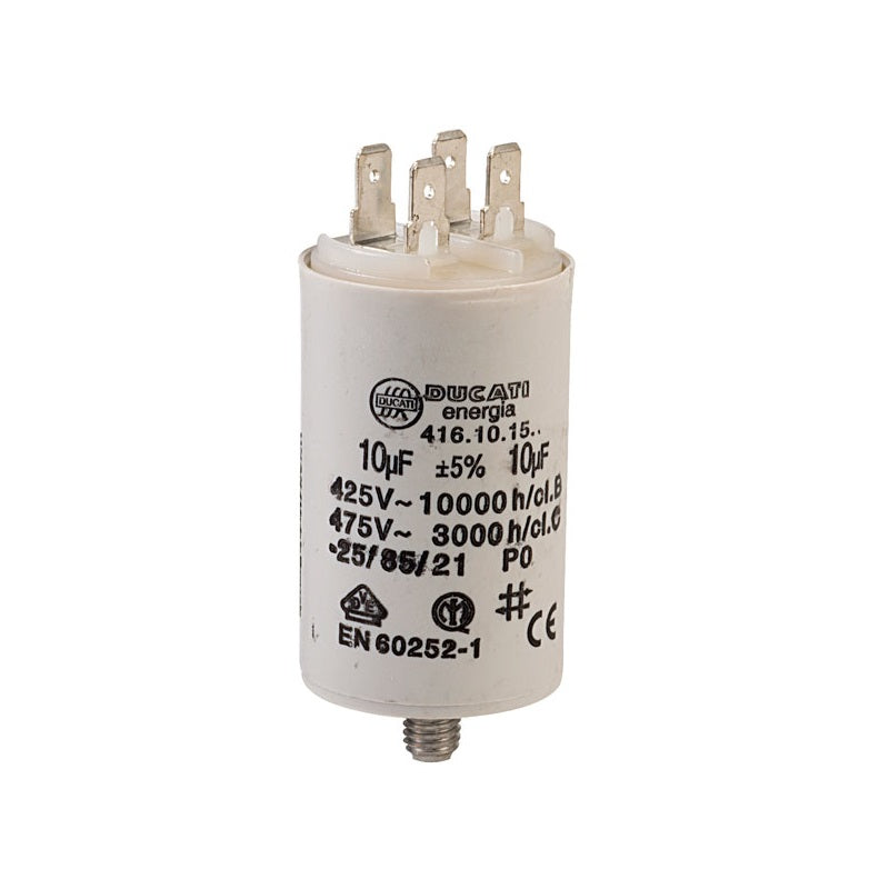 10 mF Start Capacitor - High Performance Motor Run Capacitor for HVAC, Compressors & Pumps | Reliable Replacement Part for AC Units & Appliances