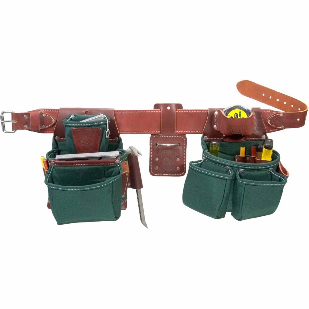 Occidental Leather 8080DB M OxyLights Framer Tool Set with Double Outer Bags - Professional Carpentry & Construction Gear for Framing, Roofing & Remodeling Projects