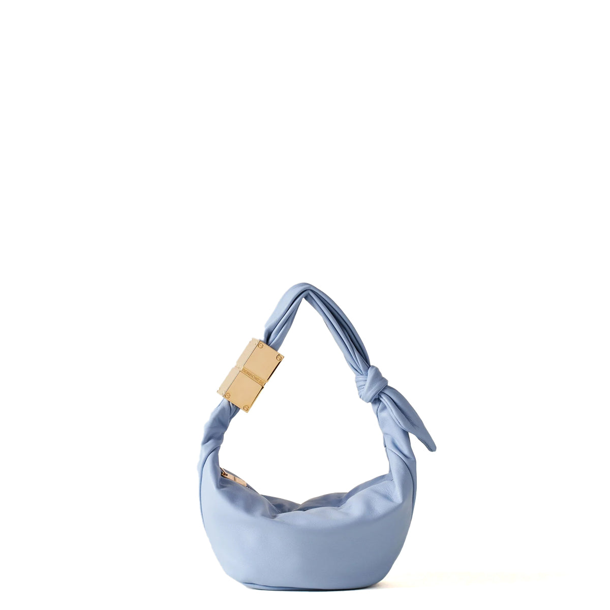 Borbonese Domino Topazio Mini Hobo Bag 924027F29 - Stylish Leather Crossbody Purse for Women | Perfect for Everyday Use, Work & Travel