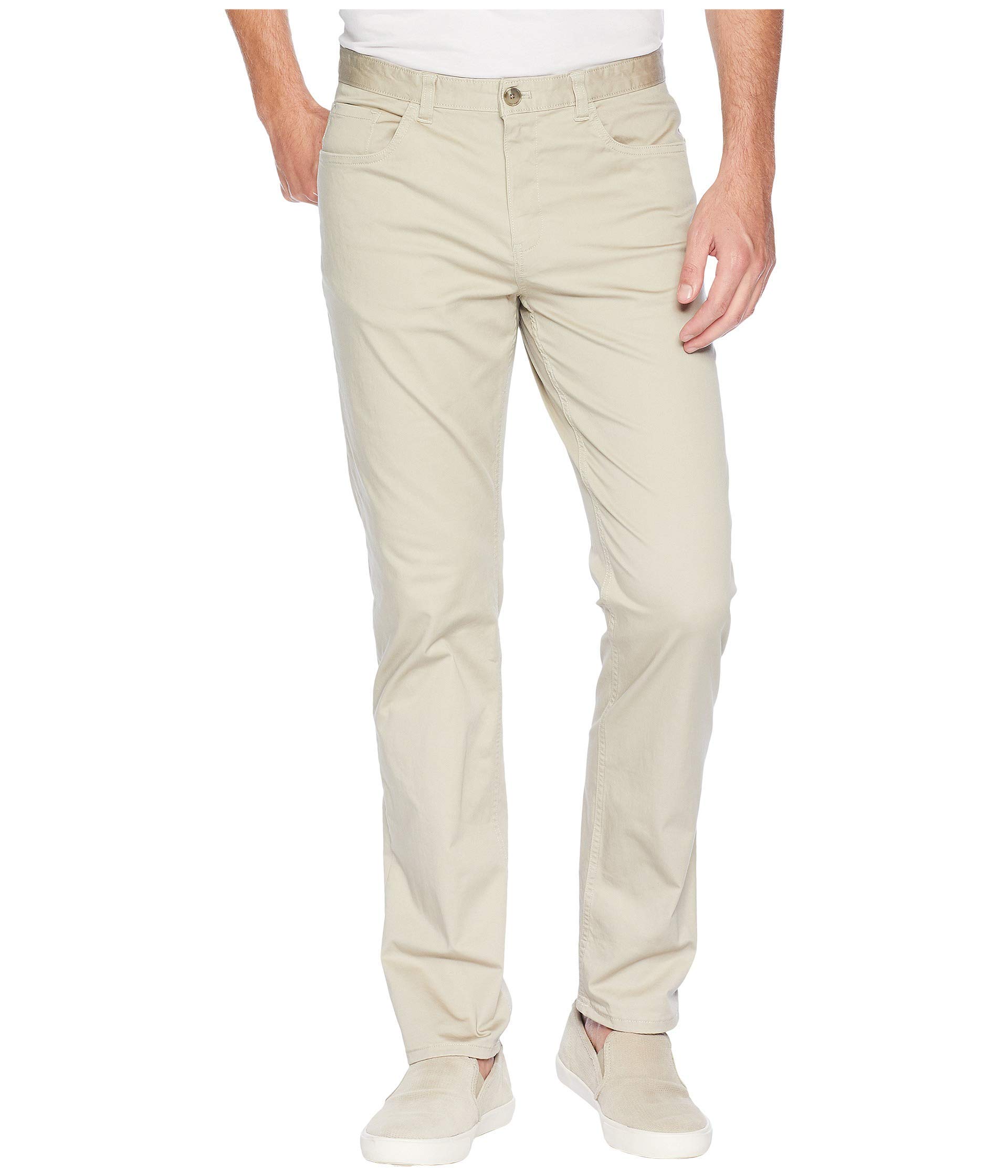Calvin Klein Men's Stretch Sateen Casual Pants - Comfortable Slim Fit Dress Pants for Business, Office & Travel | Machine Washable & Wrinkle Resistant