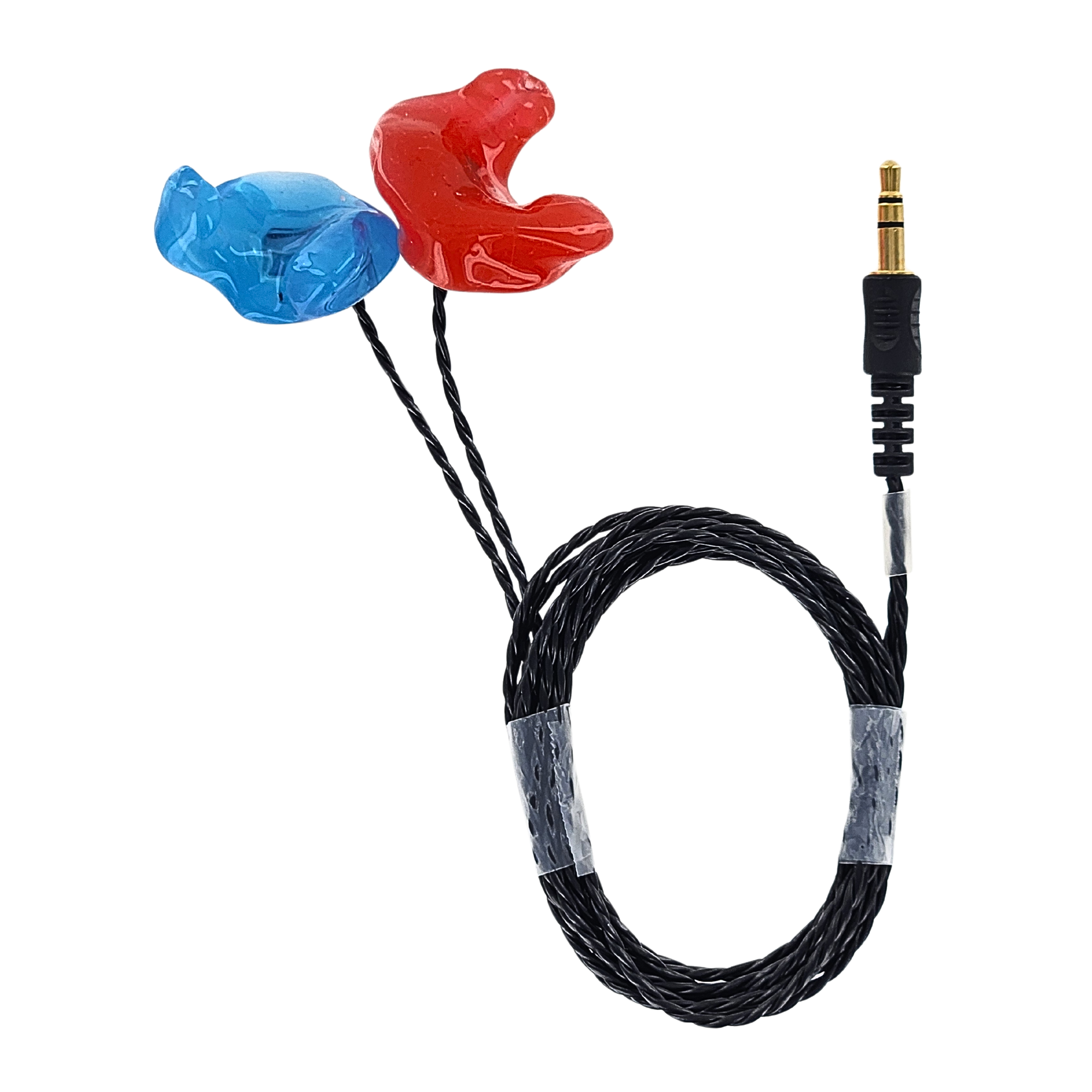 Custom Super Soft Stereo Ear Molds with Cord - Premium Comfort for Musicians, DJs & Audiophiles - Perfect for Studio Recording, Live Performances & Noise Isolation