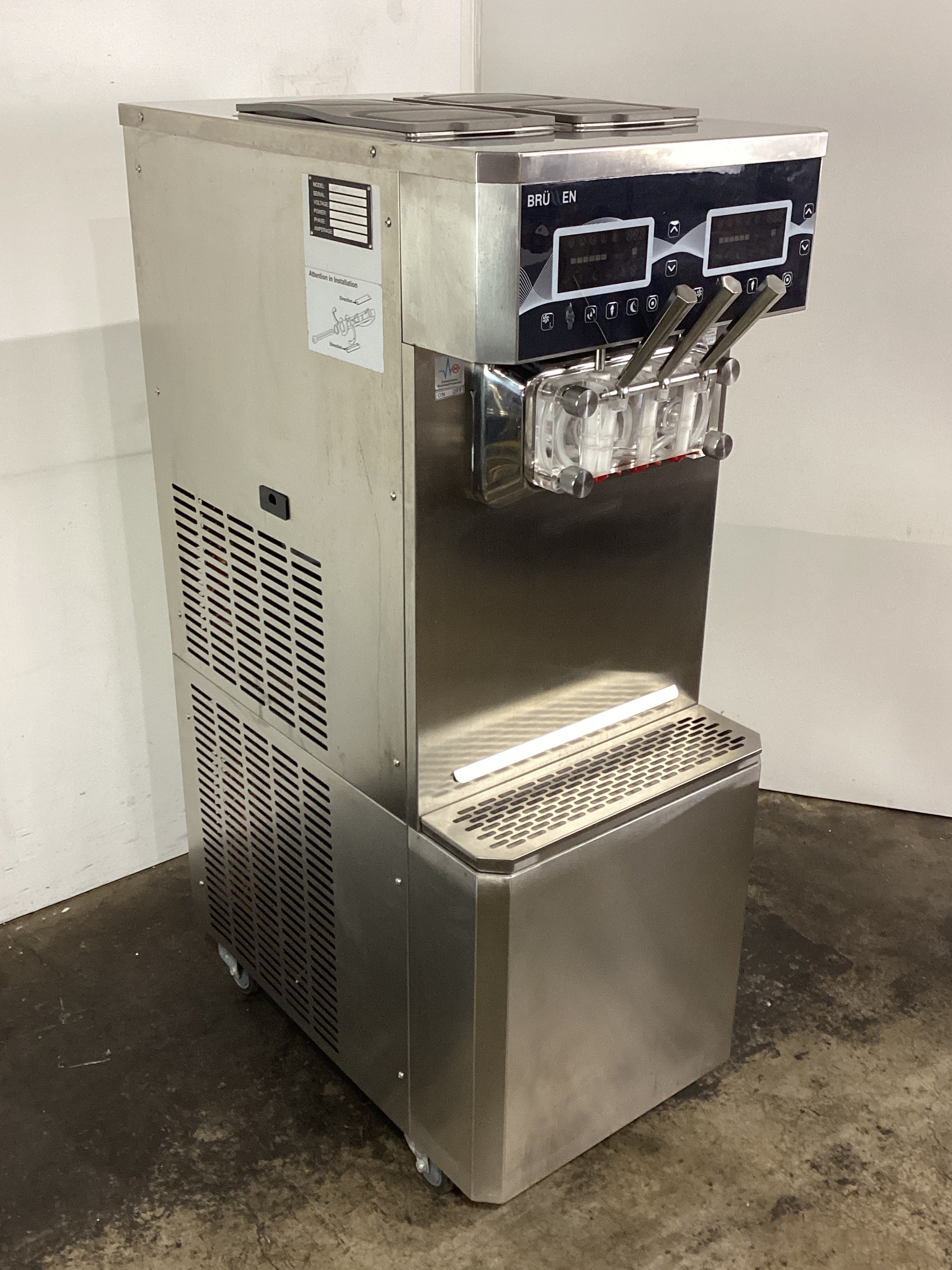 Brullen i95 Pro Soft Serve Ice Cream Machine - Commercial Frozen Yogurt & Gelato Maker for Restaurants, Cafes & Dessert Shops